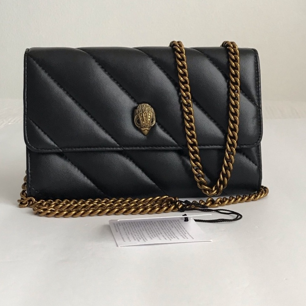 KURT GEIGER Soho Black Leather Wallet on Chain
Kurt Geiger London new with tag
